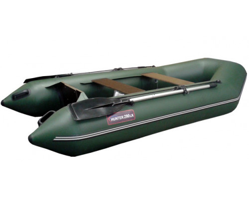 Хантер 290 ЛК килевая, со сплошным фанерным полом со стрингерами - моторная надувная лодка ПВХ