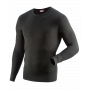 Рубашка с дл.рукавом GUAHOO Health Warm 650-S/BK (S)