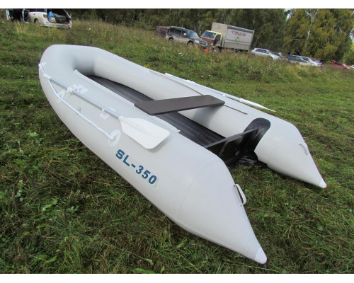 Solar SL-350 с надувным дном низкого давления (НДНД), килевая - моторная надувная лодка ПВХ