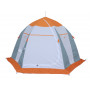 Палатка рыбака Нельма 3 (автомат) (оранжевый/белый/серо-голубой)