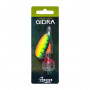 Блесна Premier Fishing Gidra №4, 40*20мм, 12г. Tiger с мухой PR-SPRH12T-4