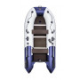 Лодка Ривьера Компакт 3200 СК "Комби" светло-серый/синий (320 см.)