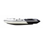 Лодка Ривьера 3600 Килевое надувное дно  "Комби" светло-серый/черный