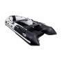 Лодка для рыбалки Ривьера 3800 Килевое надувное дно  "Комби" светло-серый/черный