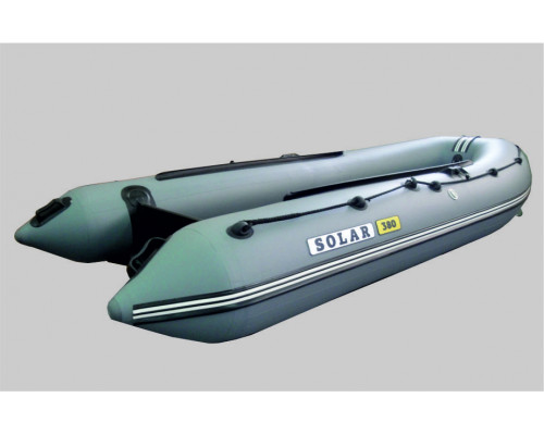 СОЛАР Оптима-380 с надувным дном низкого давления (НДНД), килевая - моторная надувная лодка ПВХ
