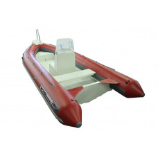 WinBoat 485R LUXE с плоской палубой, двумя рундуками -  классический РИБ - жёстко-надувная моторная лодка