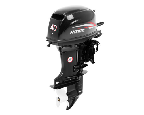 Hidea HD 40 FES-T с дистанционным управлением и гидроподъёмом - 2х-тактный лодочный мотор