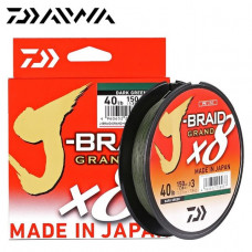 Леска плетеная Daiwa J-Braid Grand X8 150м 0.06мм светло-серый