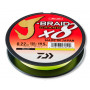Леска плетеная Daiwa J-Braid Grand X8 135м 0,10мм (7кг) желтая