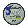 Леска плетеная Daiwa J-Braid X4 135м 0,21мм (12,4кг) желтая