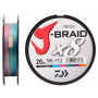 Леска плетеная Daiwa J-Braid X8 300м 0,42мм (46,5кг) мультиколор