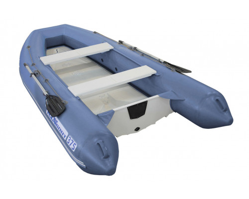 Складной РИБ WinBoat 375RF Sprint LUXE с плоской стеклопластиковой палубой - жёстко-надувная моторная лодка