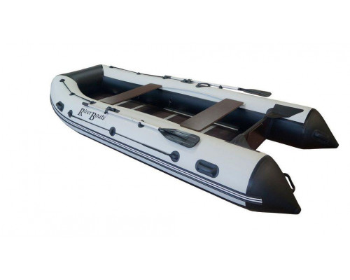 Riverboats RB-370 килевая, с фанерным пайолом со стрингерами - моторная надувная лодка ПВХ