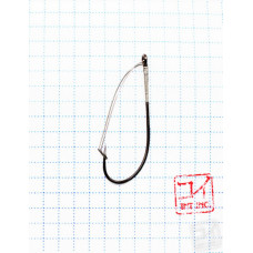 Крючок Koi Weedless Single Hook № 1/0 , BN, незацепляйка (10 шт.) KH5241-1/0BN