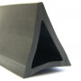 Профиль ПВХ треугольный, чёрный