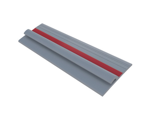 Лента PVC 80 мм на борт лодки (Серый/Красный)