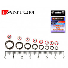 Кольцо заводное Fantom YM-6008 Flatted Split Ring (10шт)