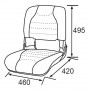 Кресло High Back всепогодные (GC - Серый/Графит)