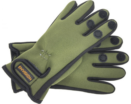 Спортивные неопреновые перчатки 2,5 мм (зеленые) (XL)