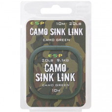 Поводковый материал E-S-P CAMO SINK LINK - Camo Green / 10m