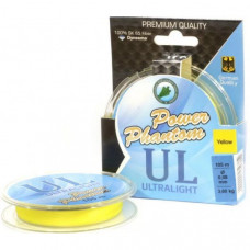 Шнур плетеный Power Phantom 6x UltraLight Yellow 105m