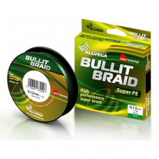 Шнур плетёный ALLVEGA Bullit Braid DARK GREEN 92м