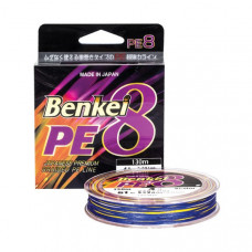 Шнур плетеный Benkei PE 8 braided 6 colors 130m