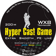 Шнур PE Mystic Hyper Cast Game 200m (0,19/10,8)