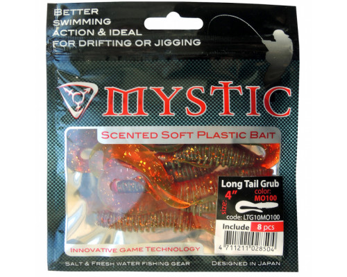 Приманка Mystic Long Tail Grub 10cm (SIR501)