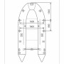 Тент 3Д на лодку Sport/Huntingline 360-390 (Хаки)